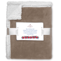 Personalised Sherpa Lined Fleece Blanket