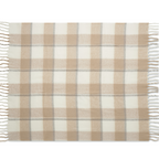 Personalised Chequered Mohair Feel Blanket