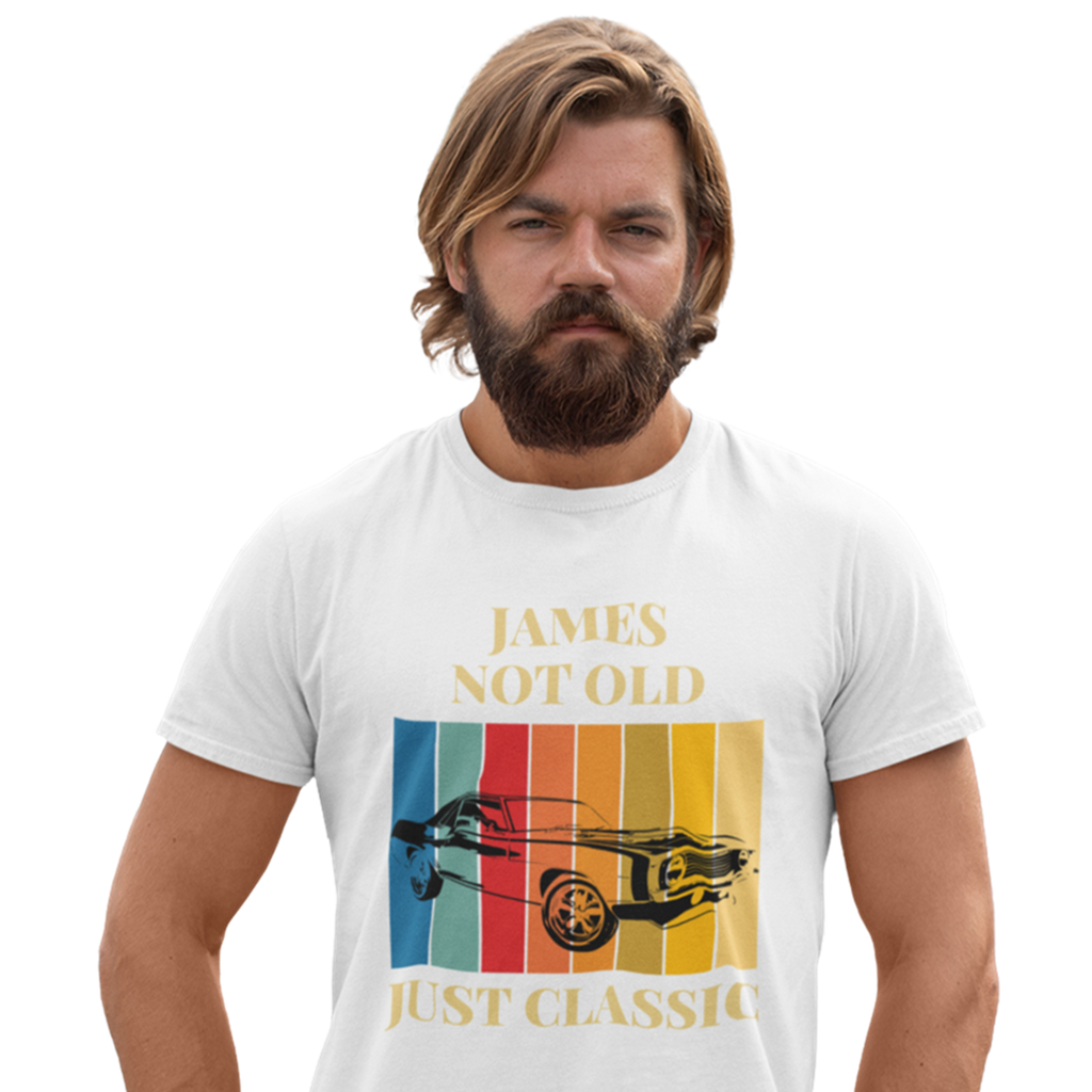 Personalised Men's Not Old Just Classic T-Shirt
