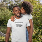 Personalised Belongs To Unisex T-Shirt