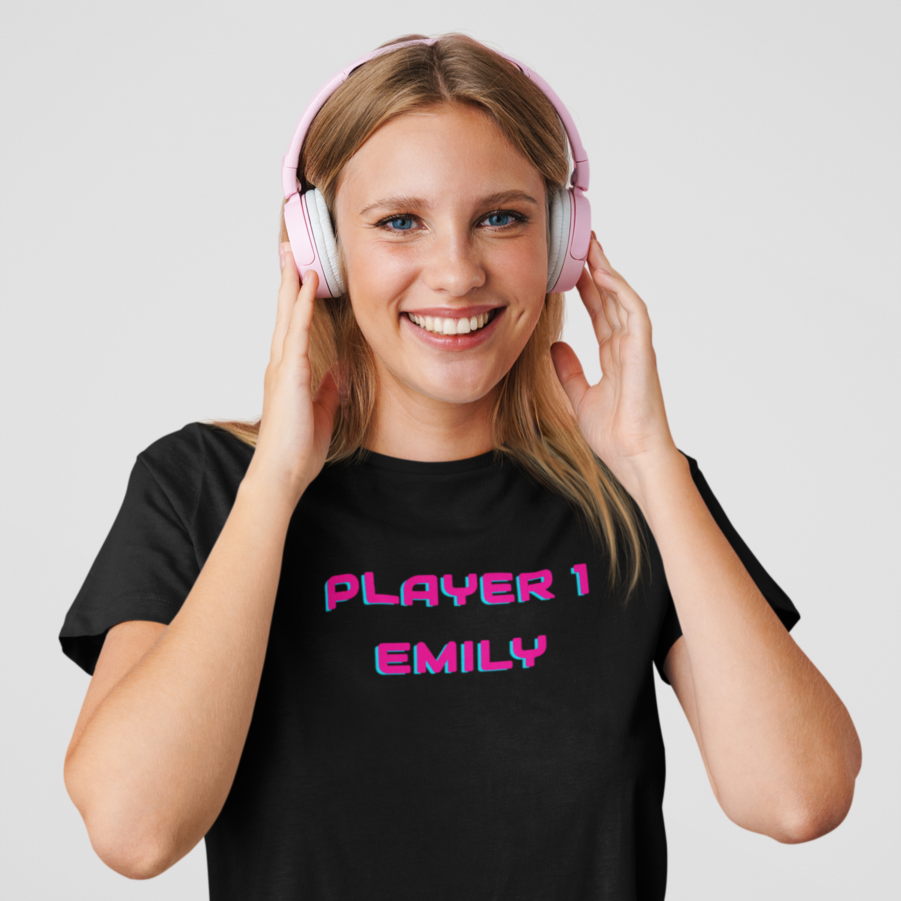 Personalised Women's Player 1 T-Shirt