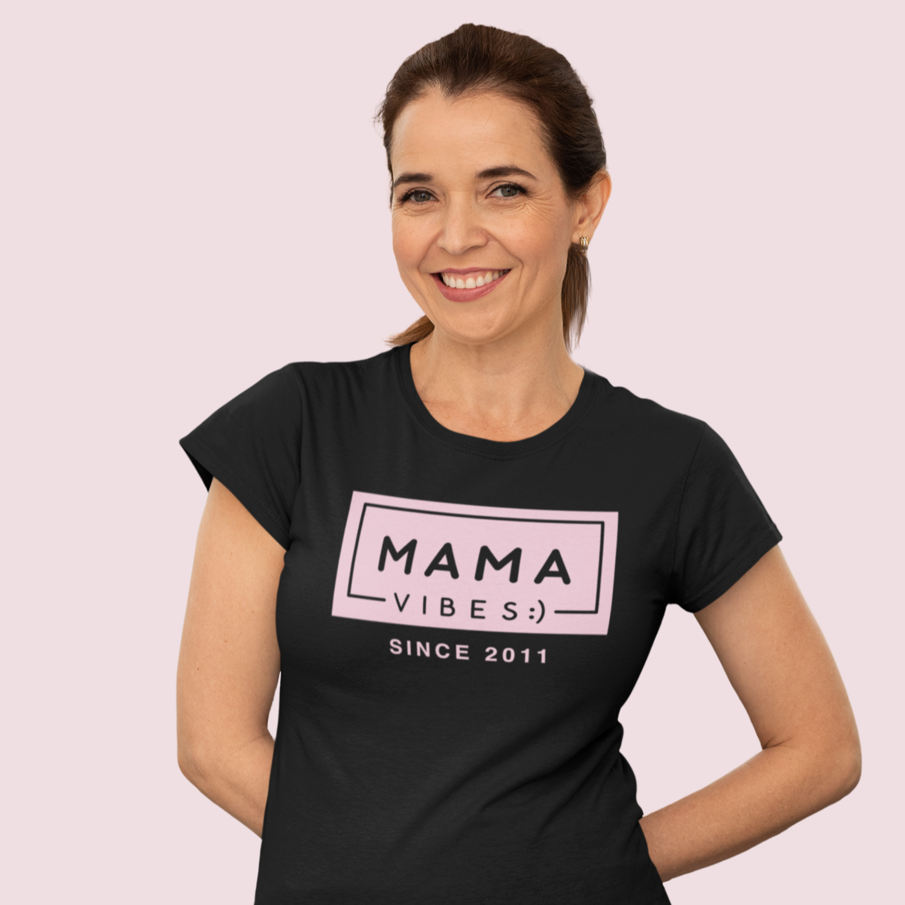 Personalised Mama Vibes T-Shirt