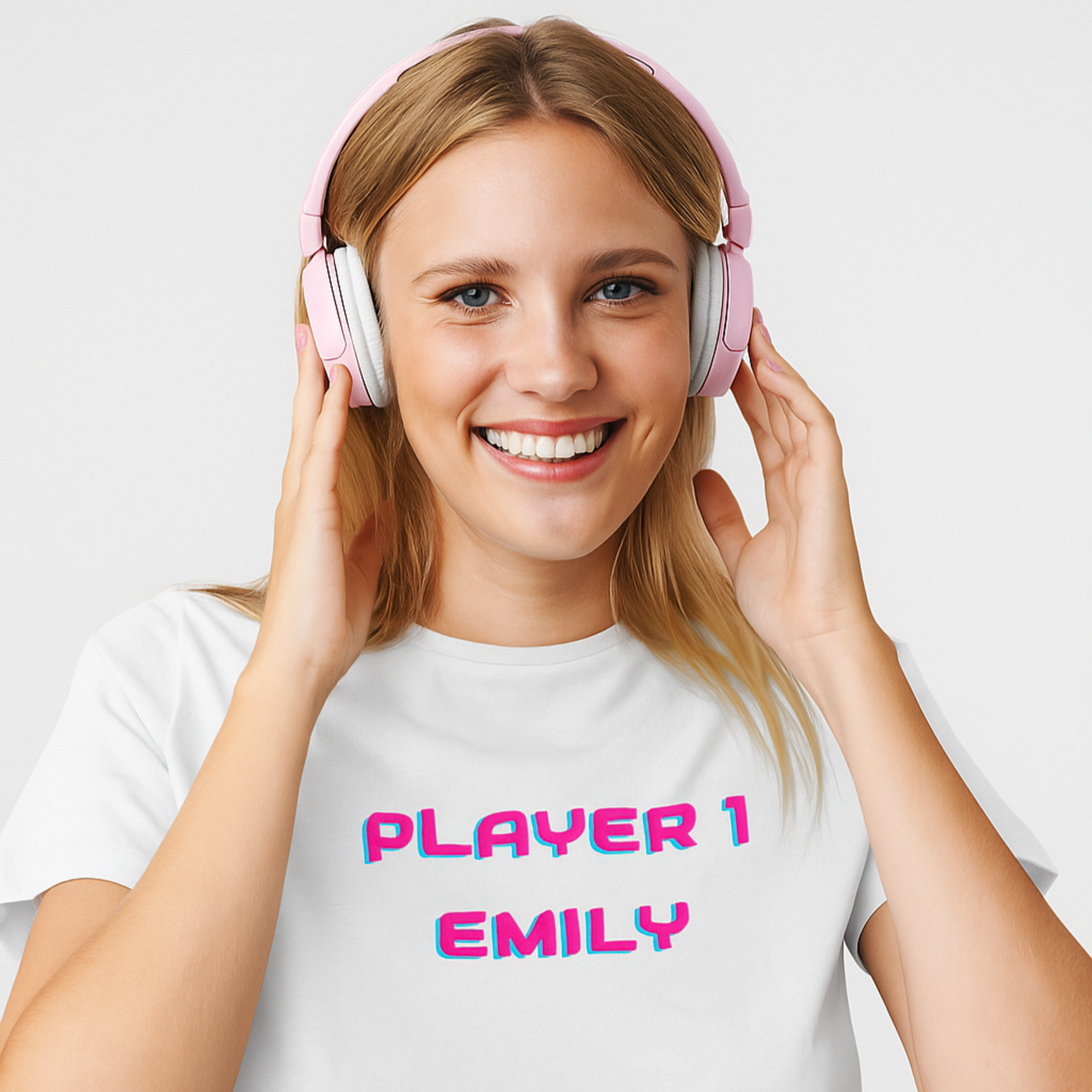 Personalised Women's Player 1 T-Shirt