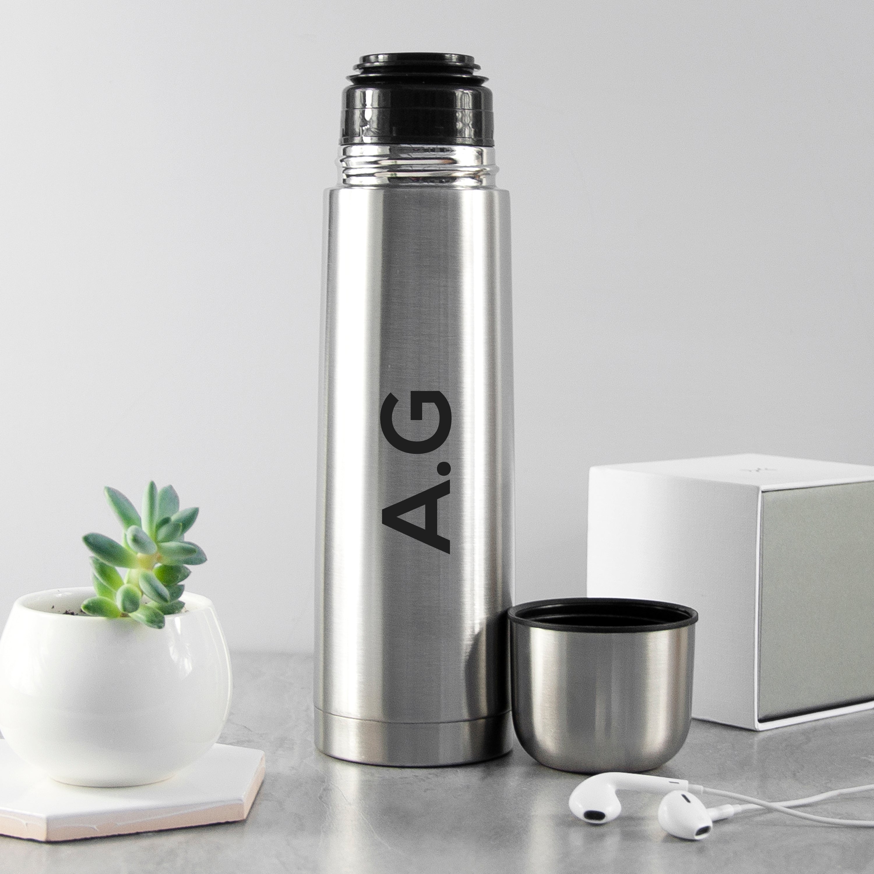 Personalised Stainless Steel Vacuum Flask