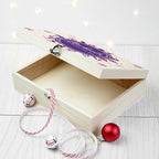 Personalised Christmas Eve Box With Snowflake Wreath