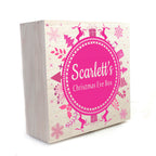 Personalised Christmas Eve Box With Snowflake Wreath