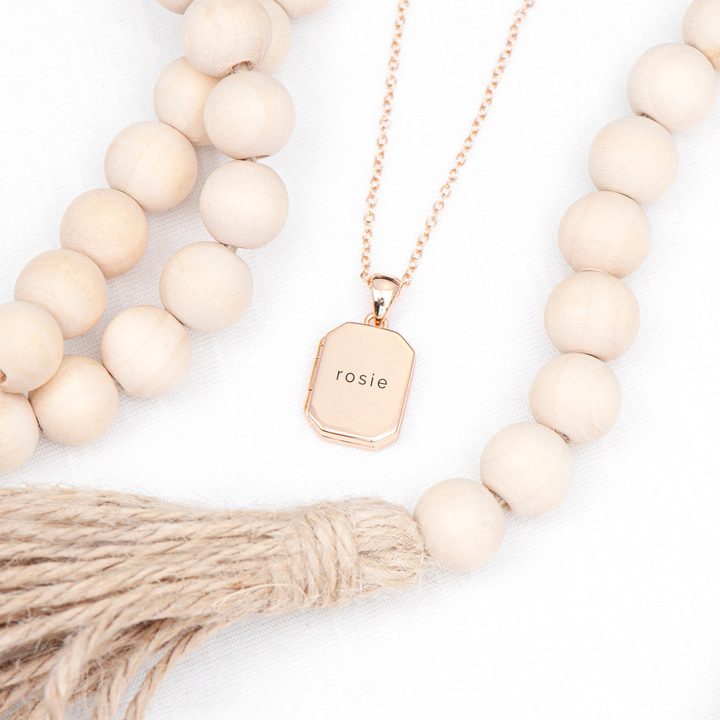 Personalised Rectangular Photo Locket