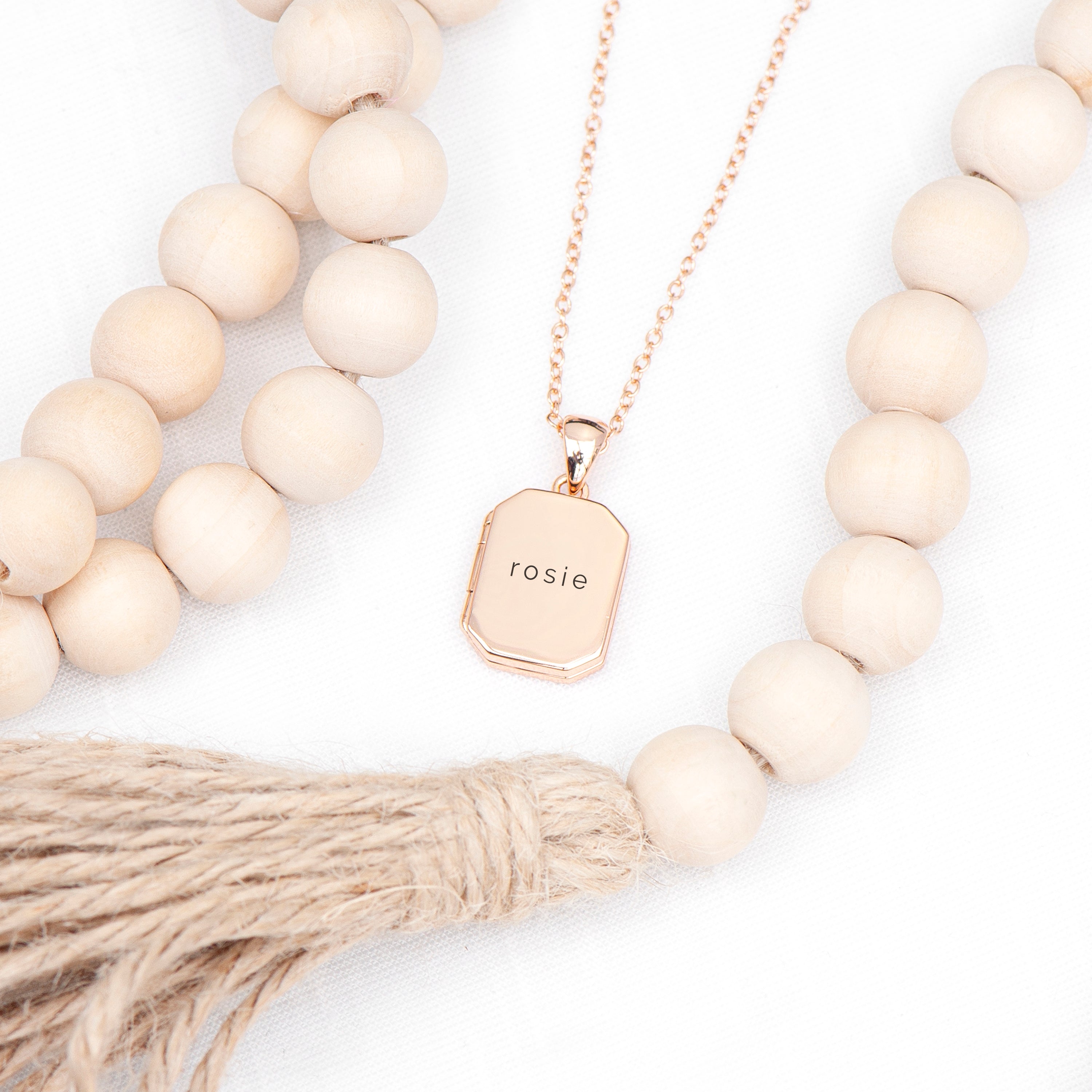 Personalised Rectangular Photo Locket