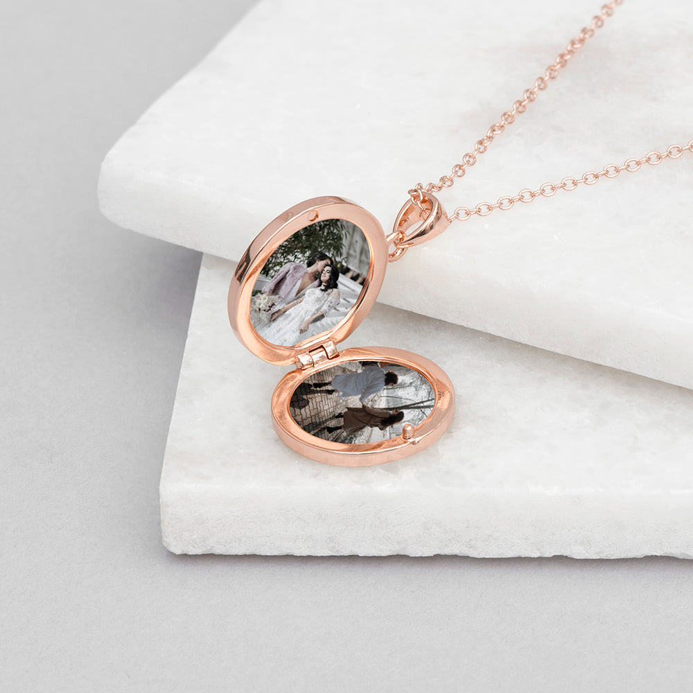 Personalised Oval Photo Locket