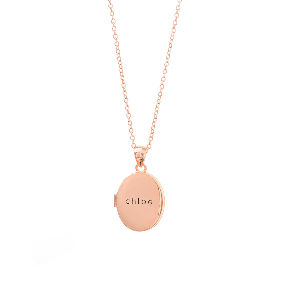 Personalised Oval Photo Locket