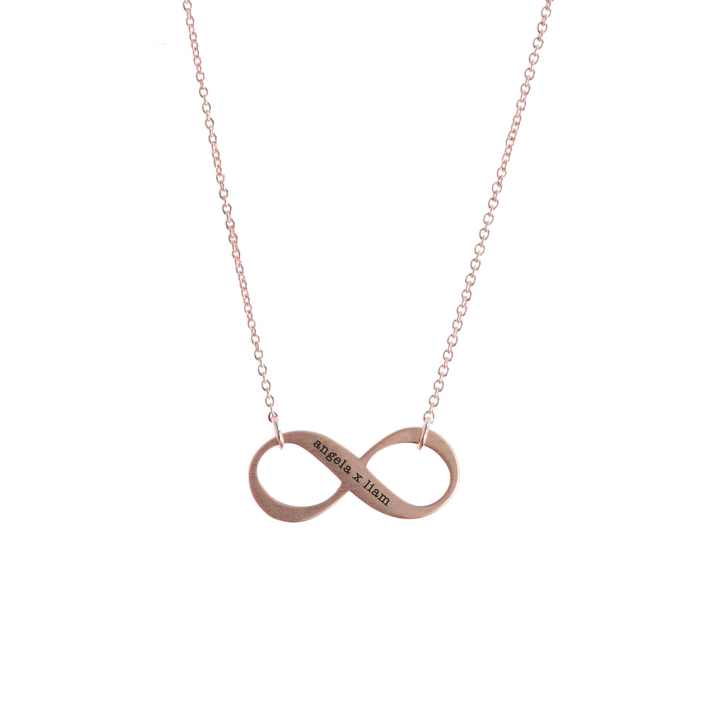 Personalised Infinity Twist Necklace