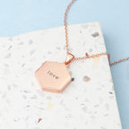 Personalised Hexagonal Photo Locket