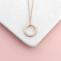 Personalised Family Ring Necklace