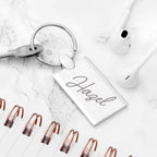 Personalised Rectangle Keyring