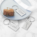 Personalised Rectangle Keyring