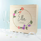 Personalised Floral Bridesmaid Keepsake Box