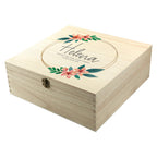 Personalised Floral Bridesmaid Keepsake Box