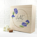 Personalised Floral Bridesmaid Keepsake Box