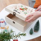 Personalised Girl Elf Christmas Eve Box