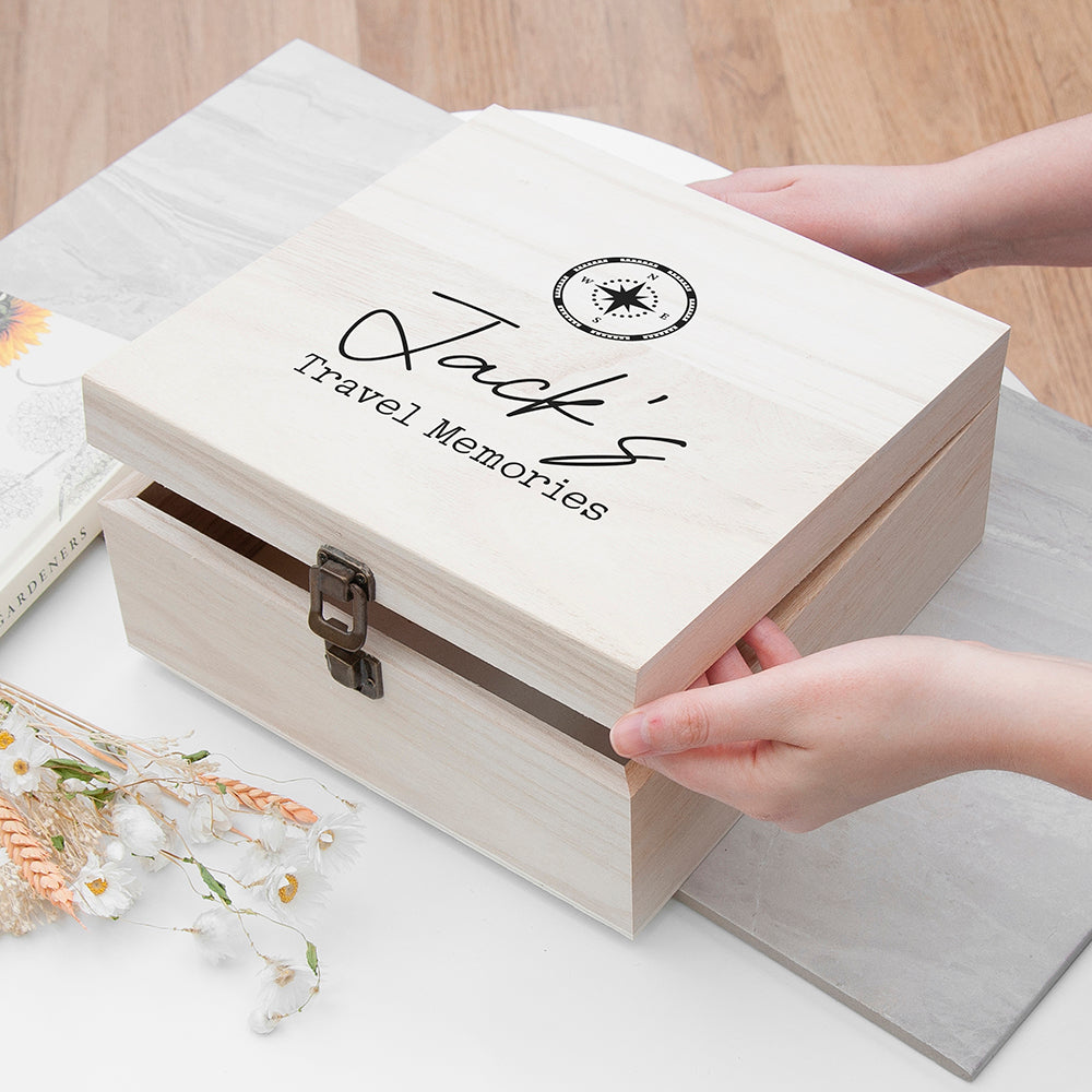 Personalised Travel Memories Box