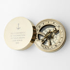Personalised Iconic Adventurer's Sundial Compass