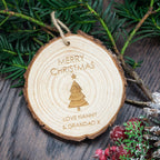 Personalised Christmas Tree Hanging Decoration