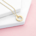 Personalised Mini Ring Necklace