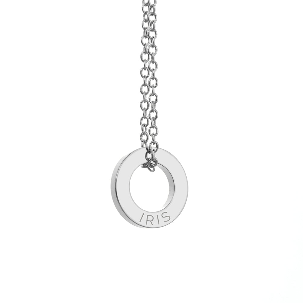 Personalised Mini Ring Necklace