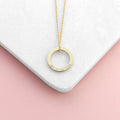 Personalised Family Ring Necklace
