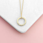 Personalised Family Ring Necklace