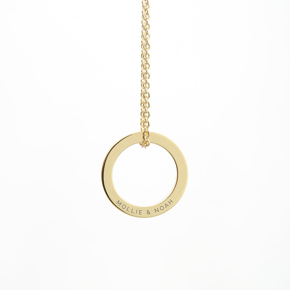 Personalised Family Ring Necklace