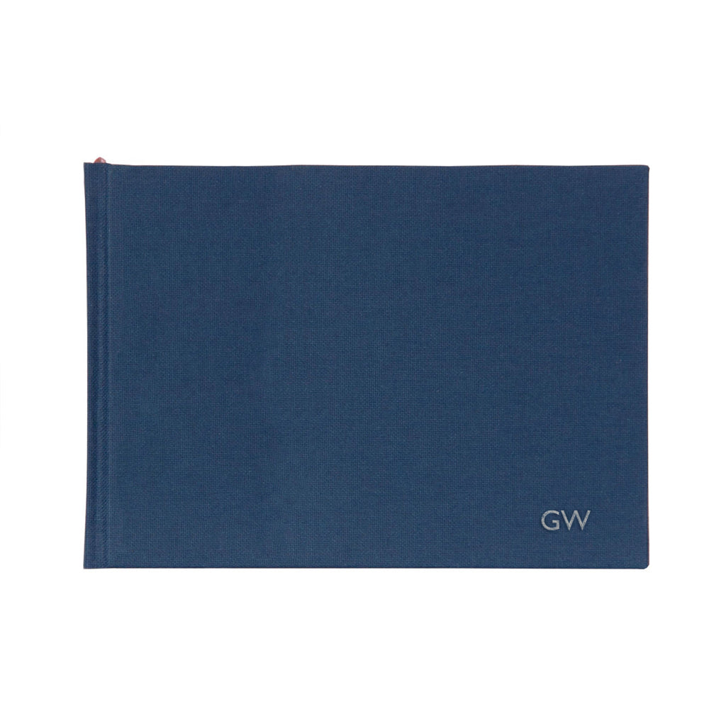 Personalised A4 Woven Cloth Artist's Sketchbook