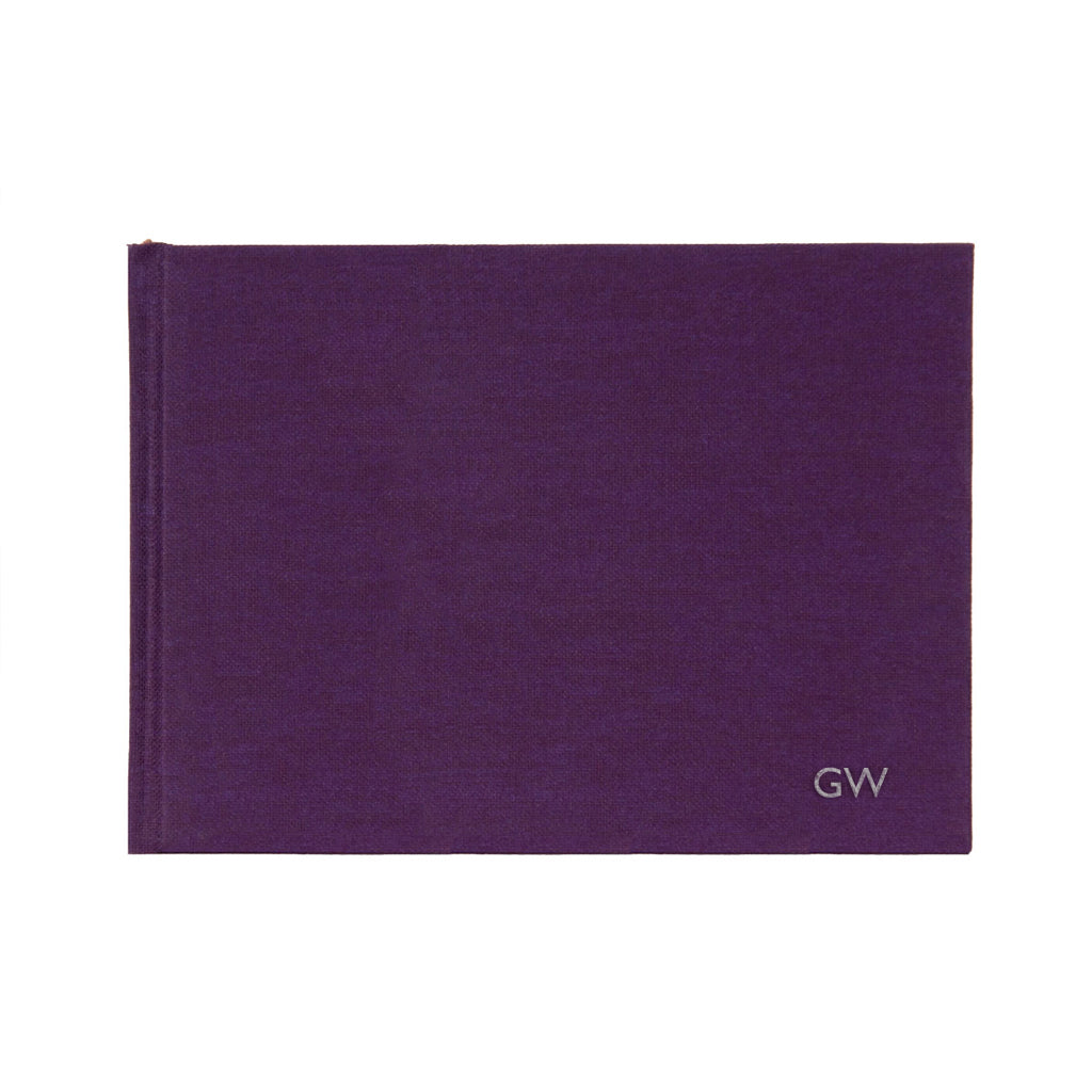Personalised A4 Woven Cloth Artist's Sketchbook