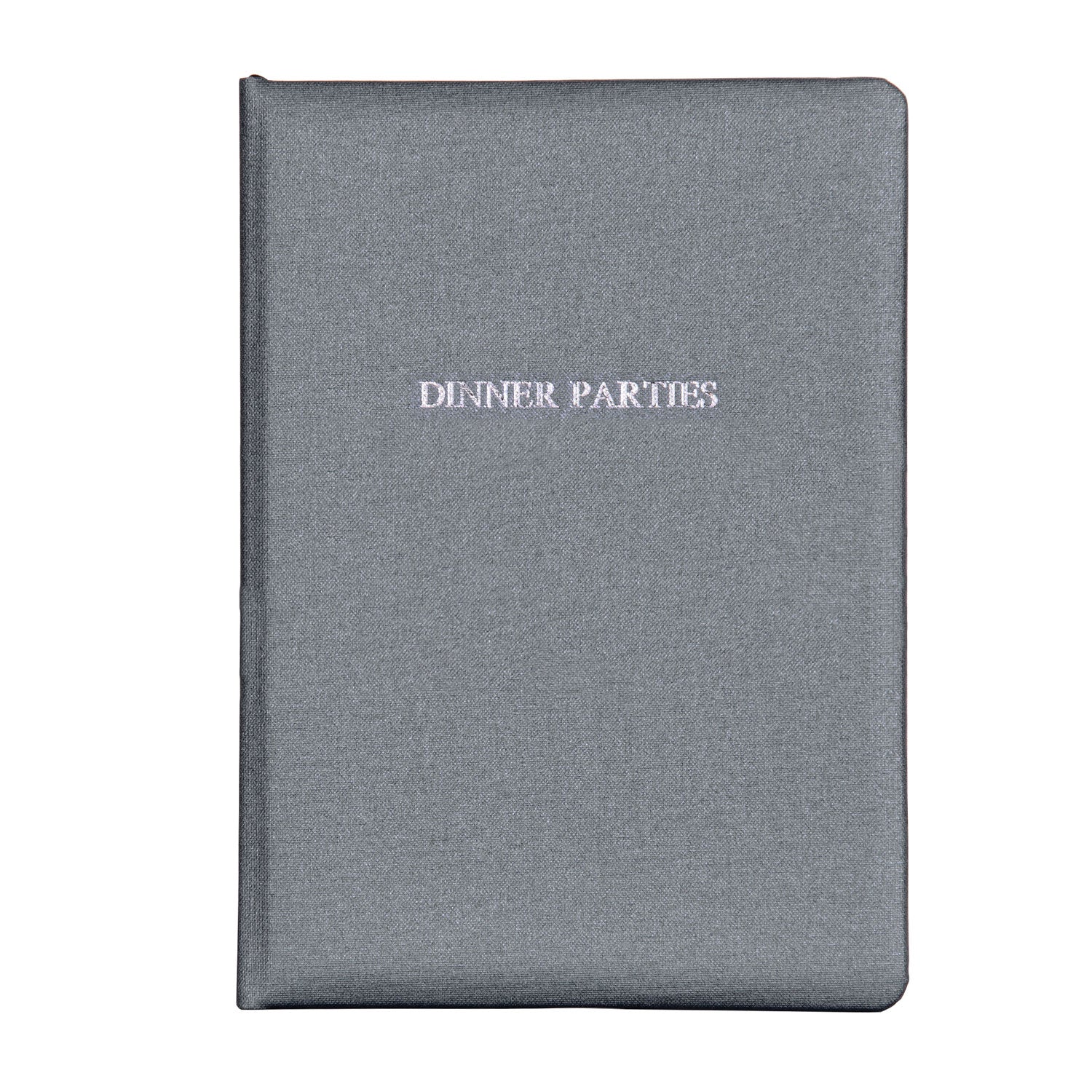 Personalised Hand Bound Buckram Dinner Party Book