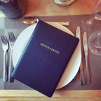 Personalised Luxury Leather Dinner Party Book