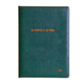 Personalised Luxury Leather Dinner Party Book