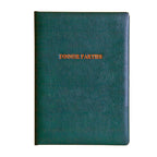 Personalised Luxury Leather Dinner Party Book