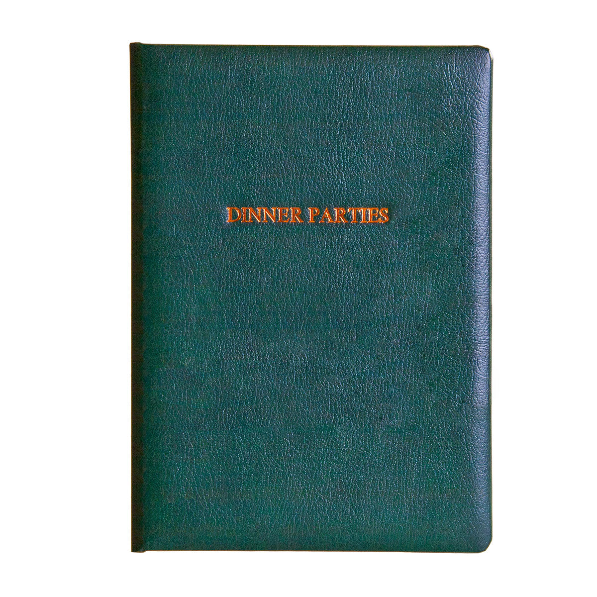 Personalised Luxury Leather Dinner Party Book