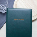 Personalised Luxury Leather Dinner Party Book