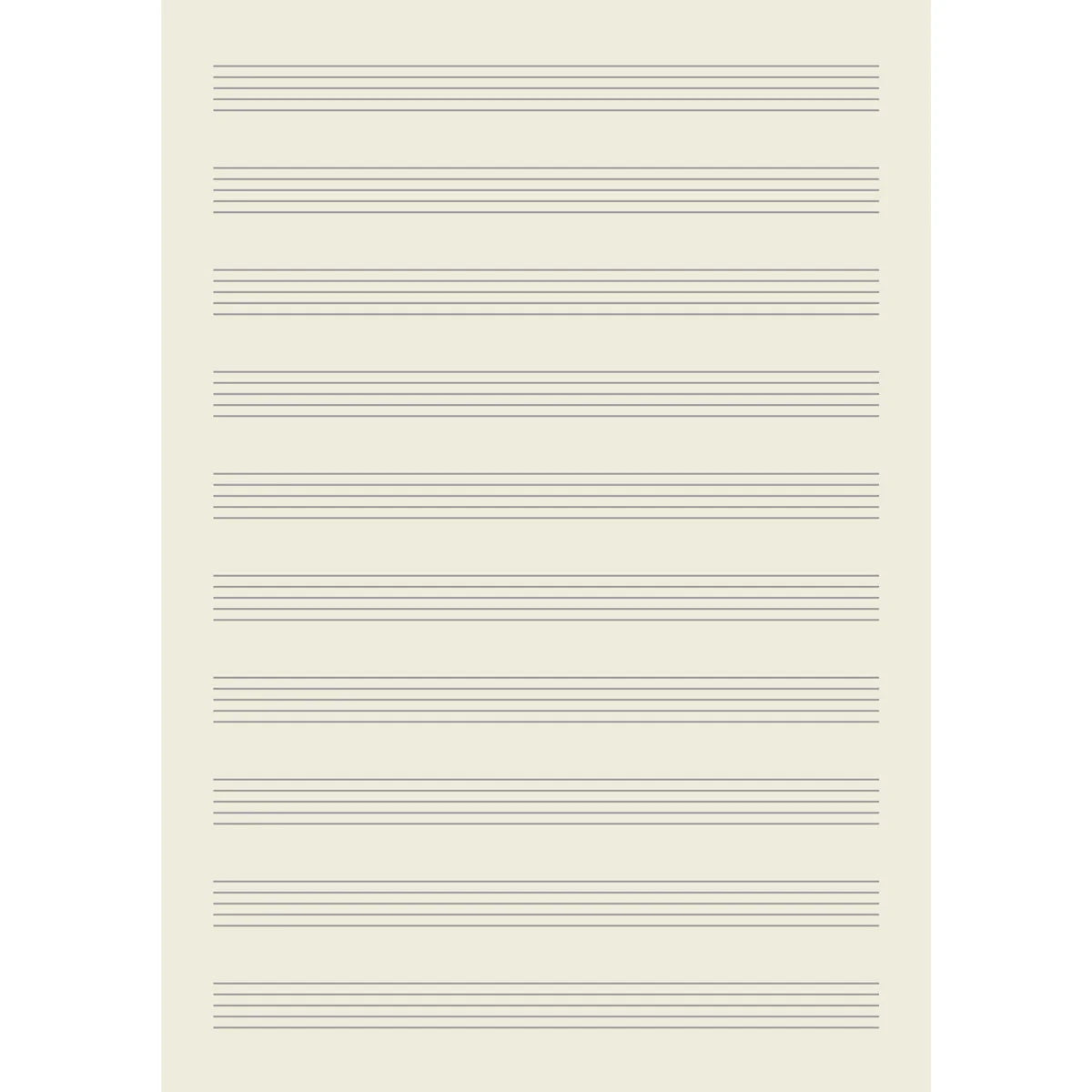 Personalised A4 Leather Music Manuscript Notebook