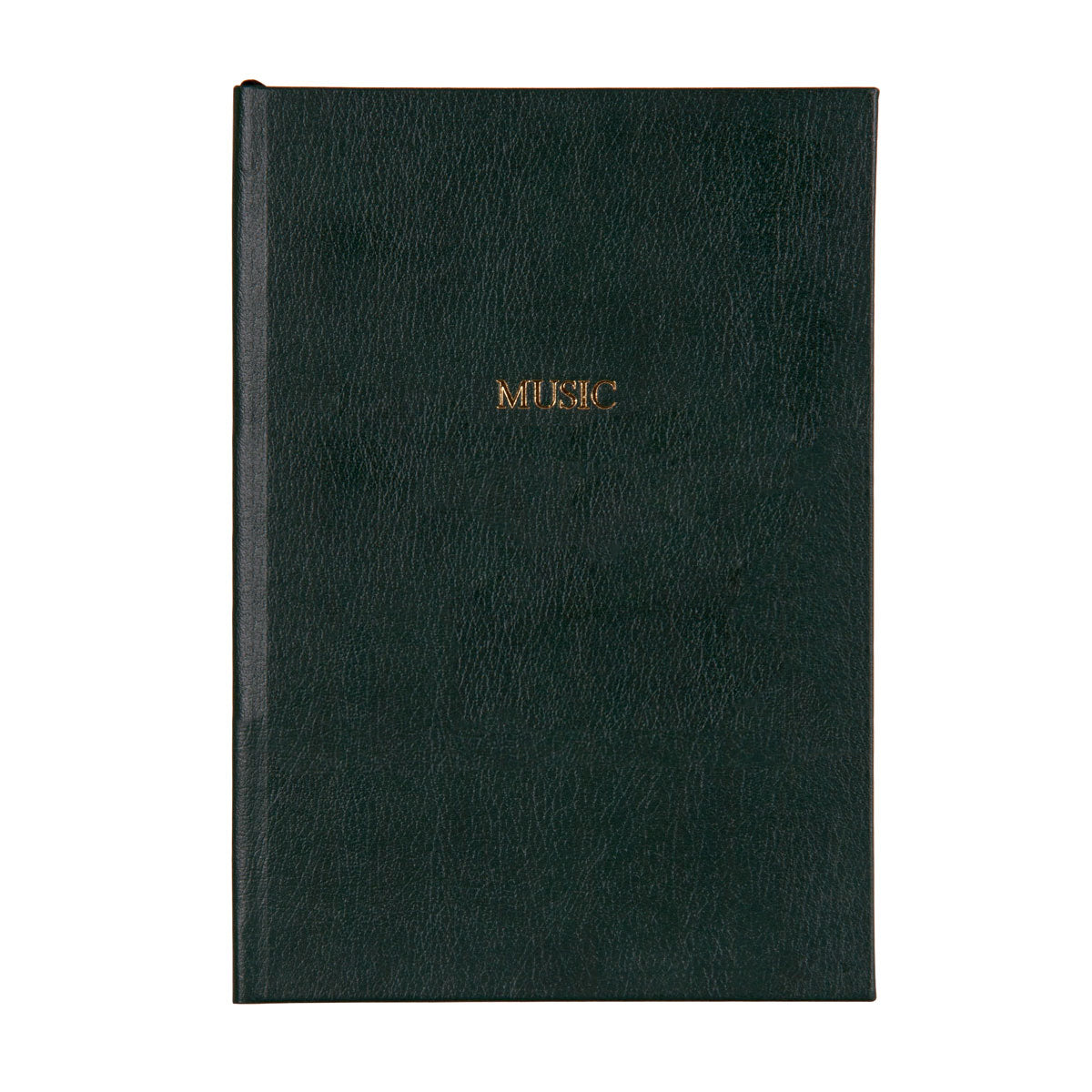 Personalised A5 Recycled Leather Music Manuscript Notebook