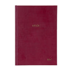 Personalised A5 Recycled Leather Music Manuscript Notebook