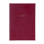 Personalised A5 Recycled Leather Music Manuscript Notebook
