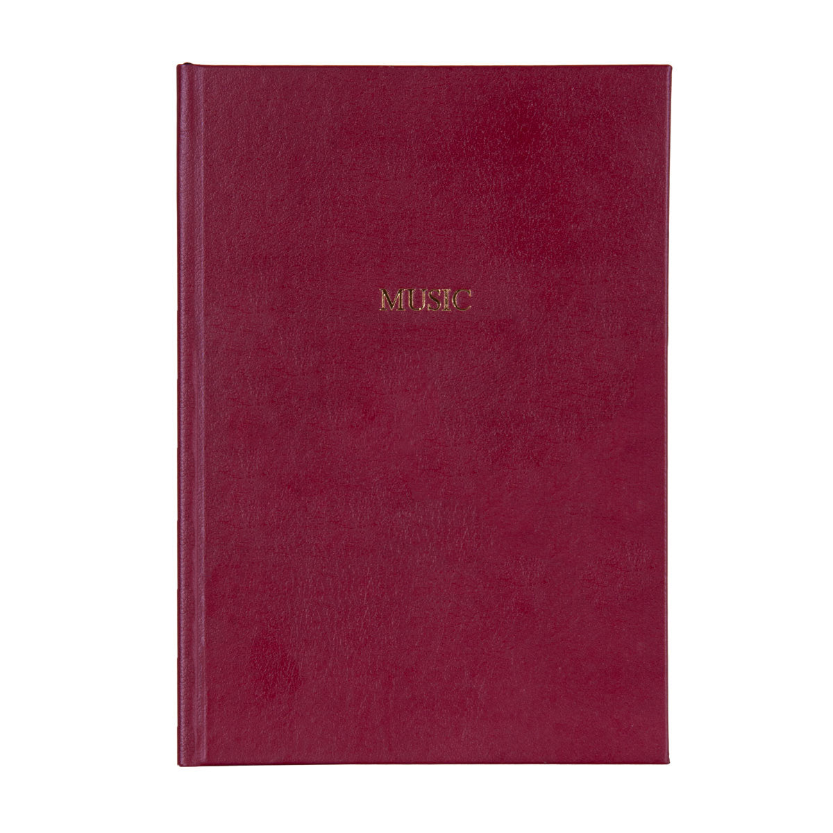 Personalised A5 Recycled Leather Music Manuscript Notebook