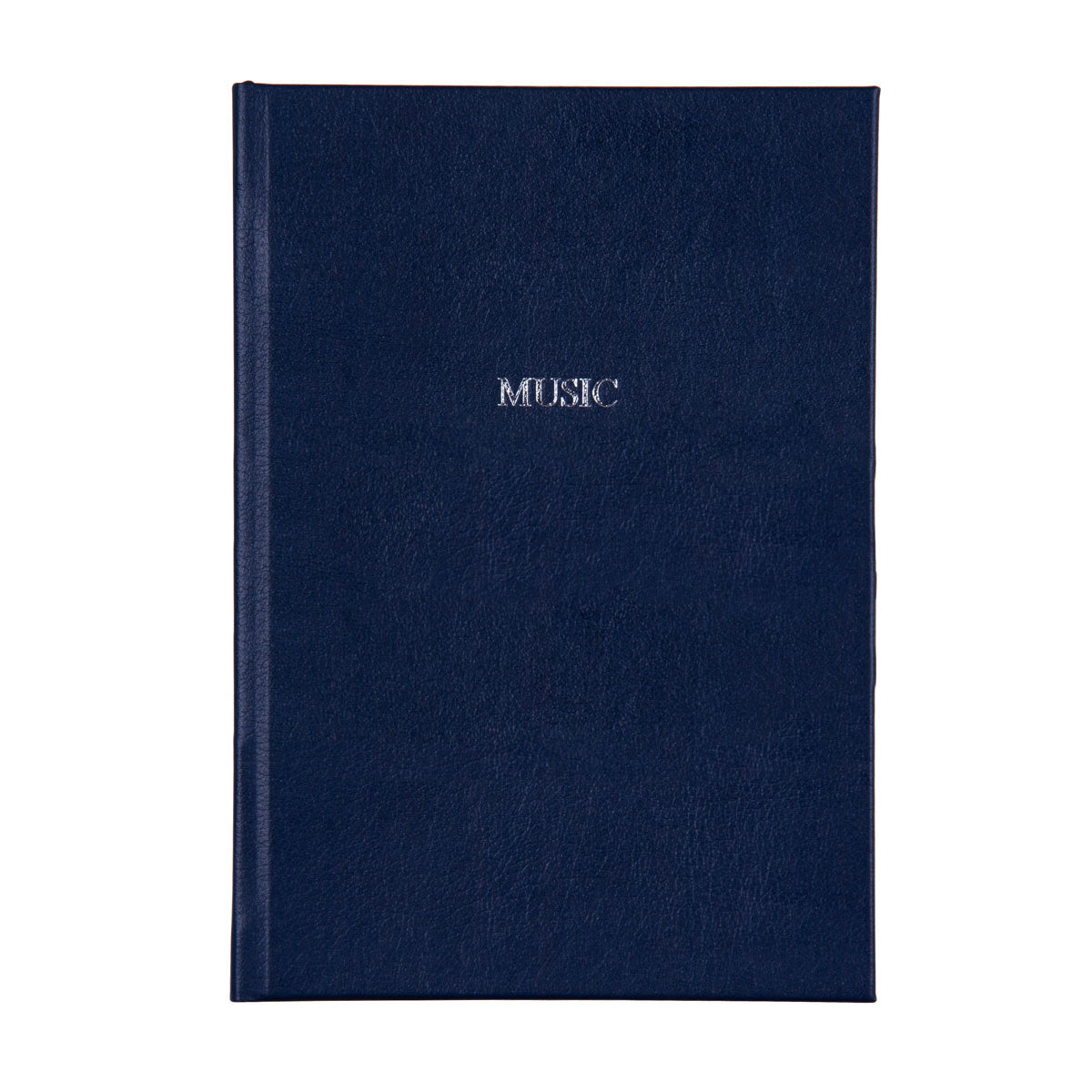 Personalised A5 Recycled Leather Music Manuscript Notebook