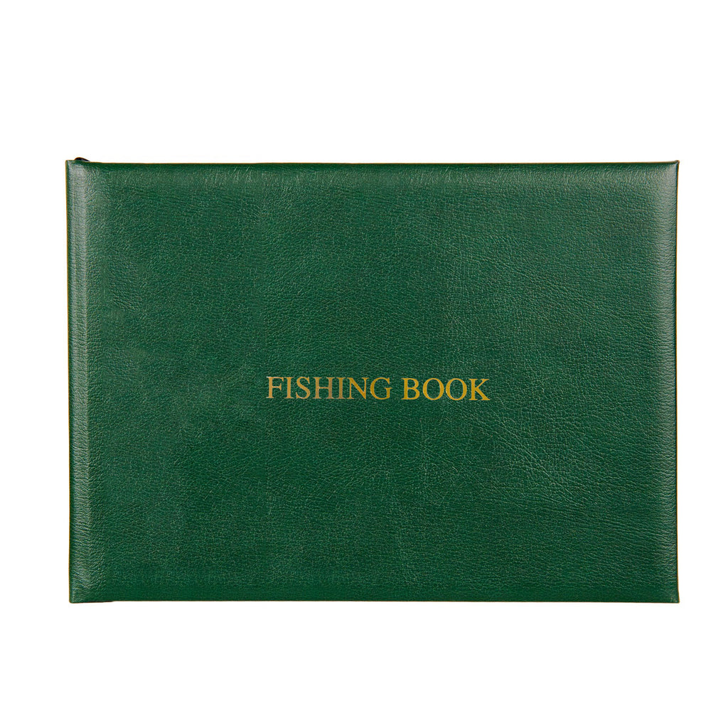 Personalised Luxury Leather Fishing Book