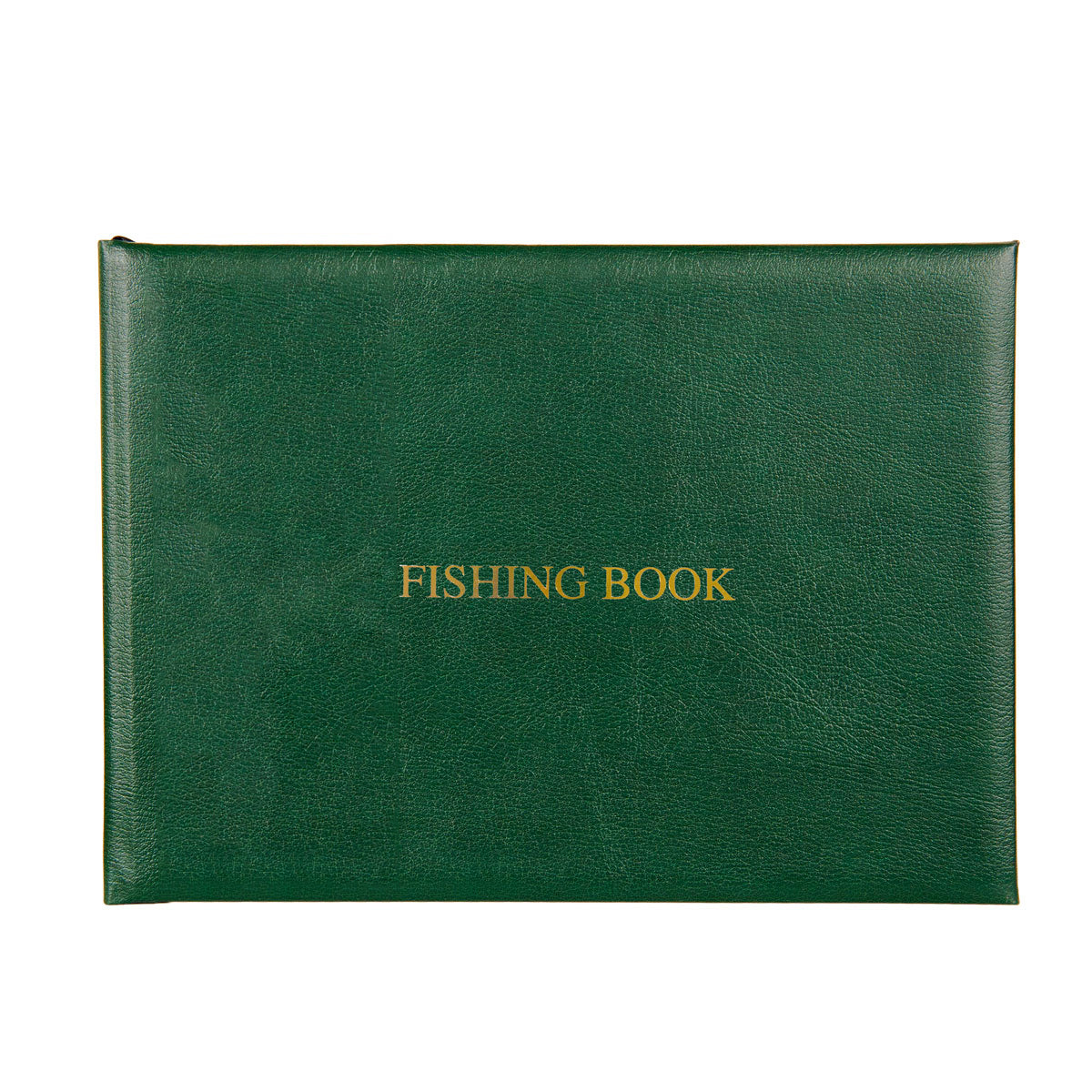 Personalised Luxury Leather Fishing Book