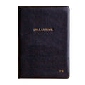 Personalised Hand Bound Leather Wine Cellar Book
