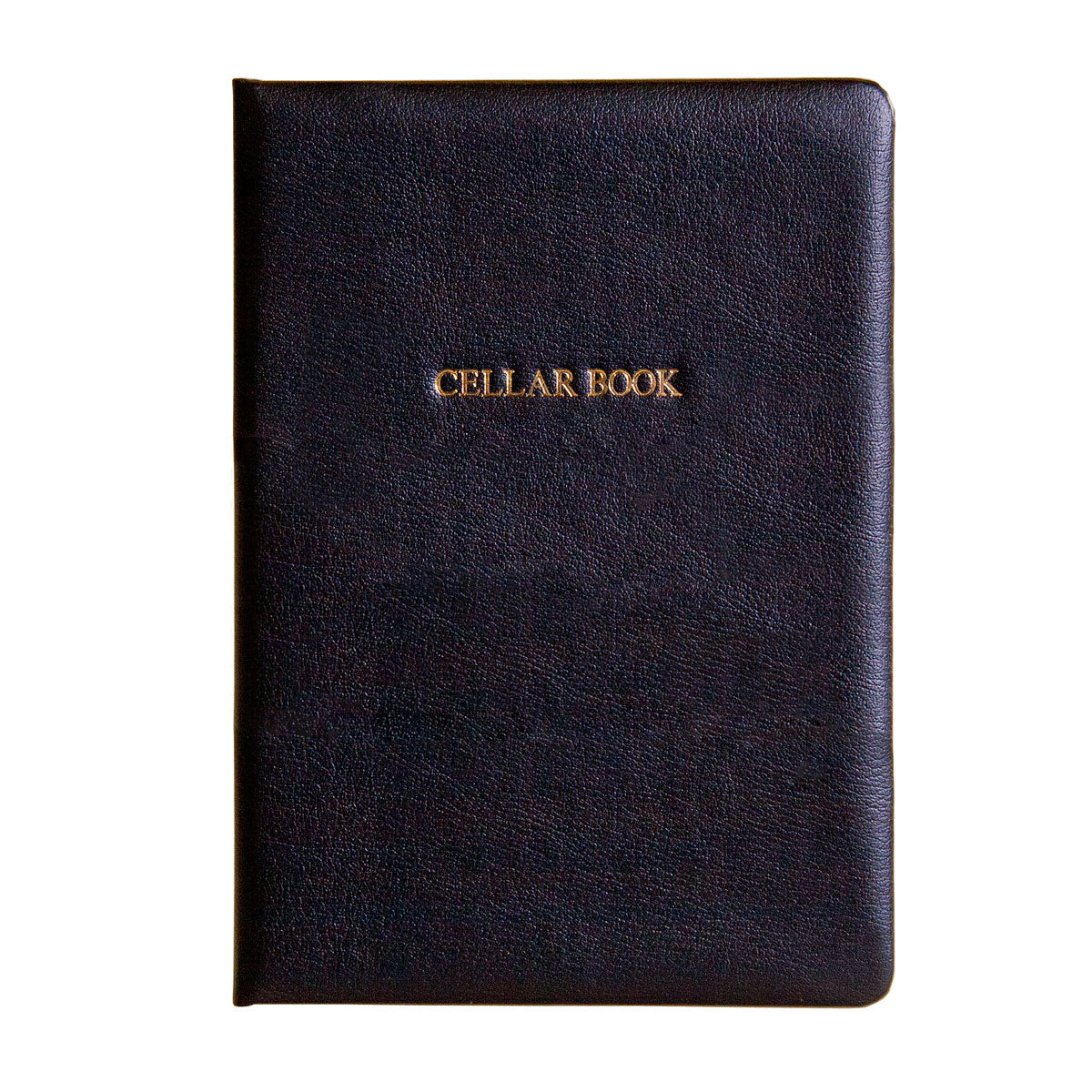 Personalised Hand Bound Leather Wine Cellar Book