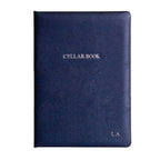 Personalised Hand Bound Leather Wine Cellar Book